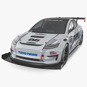 Tesla Model 3 Racing Car
