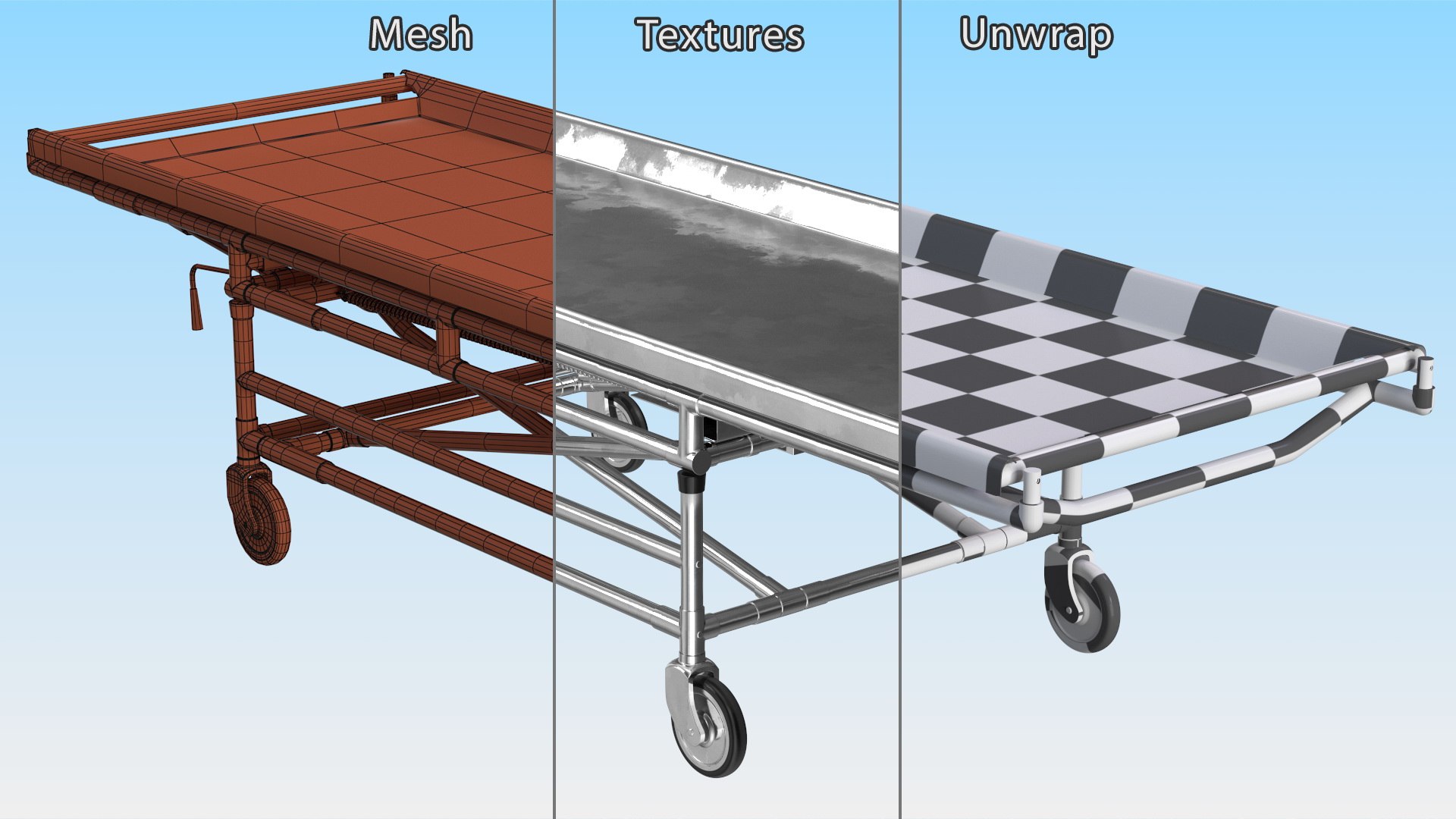 3D Ambulance Gurney https://p.turbosquid.com/ts-thumb/J4/7g6QZf/LB/ambulancegurneymb3dmodel020/jpg/1673402348/1920x1080/fit_q87/2edf87ae84fd598eafb7a82ce61a0e90ad3c3c7b/ambulancegurneymb3dmodel020.jpg