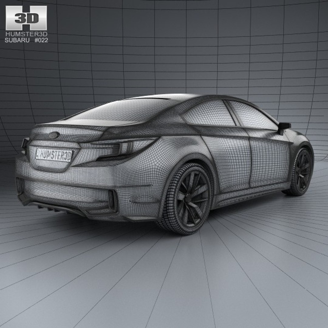 3d model 2015 concept subaru