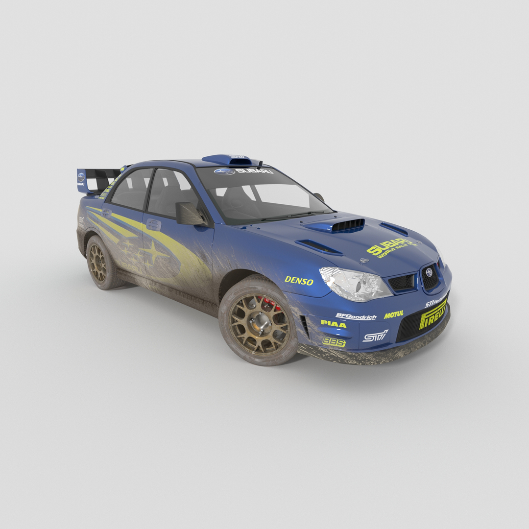 3D subaru world rally team - TurboSquid 1258040