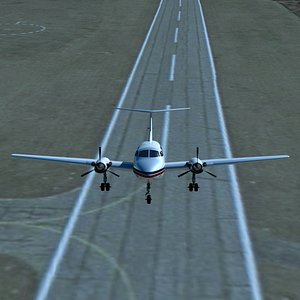 small aircraft landing airport max