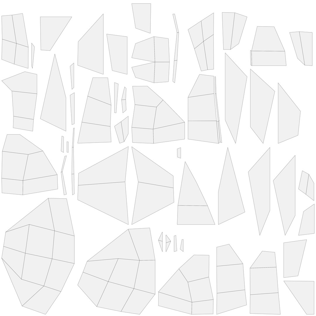 Origami Reptile 1-5 3D Model - TurboSquid 2640843