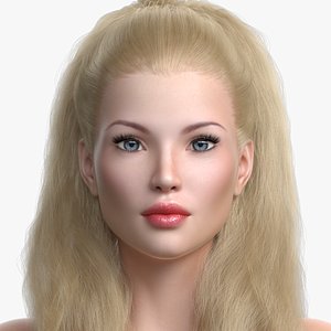 3D Blond Princess Angie