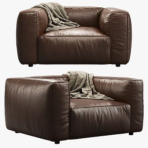 Joybird Jaxon Leather Chair 3D model