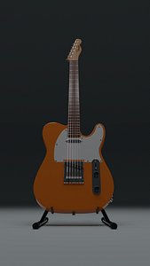 3D fender telecaster model