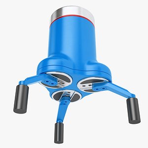 Industrial Robot Finger Gripper 03 3D
