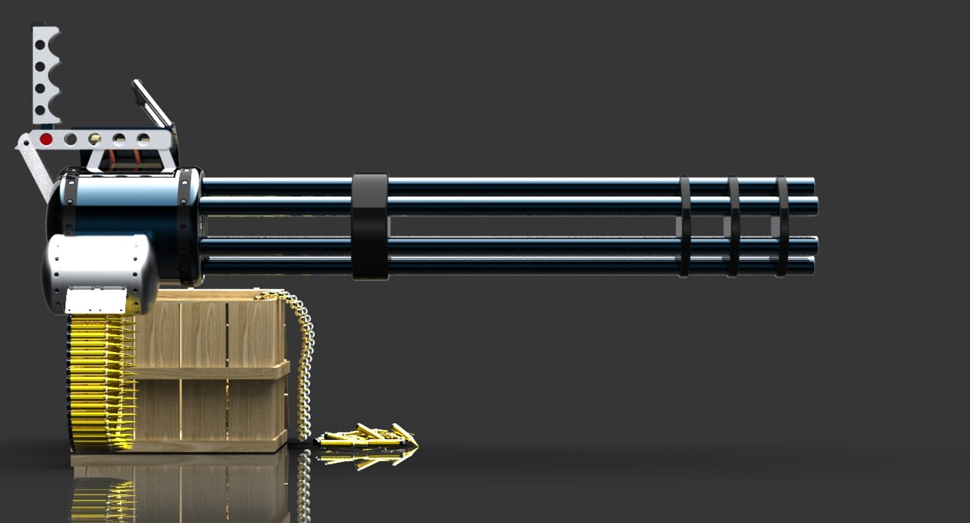 3d Minigun Crate Bullets