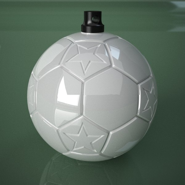 printable soccer ball star 3D model