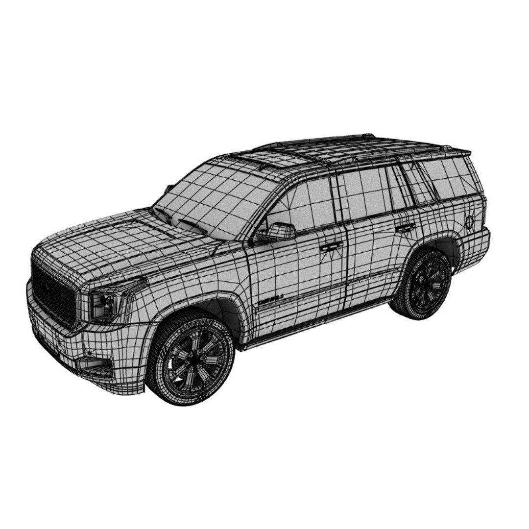 2015 Gmc Yukon 3d Model