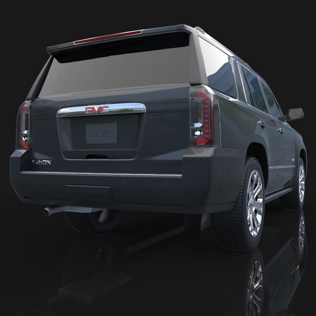 2015 Gmc Yukon 3d Model
