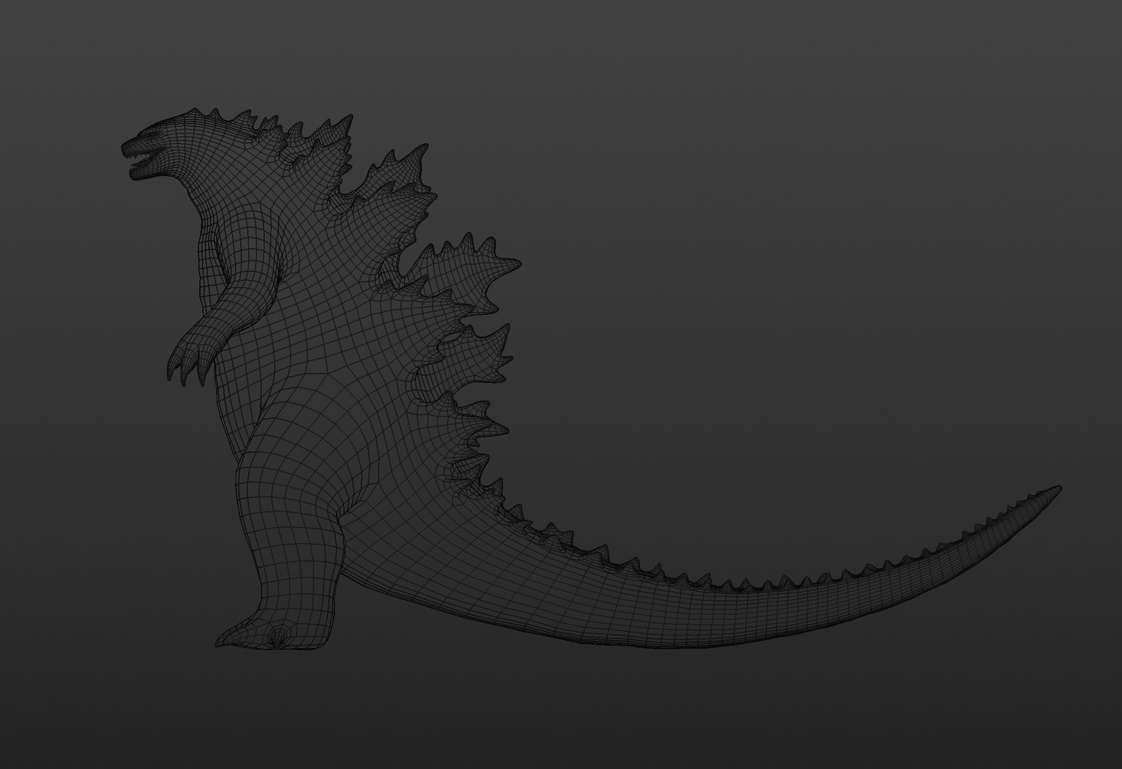 3d Godzilla 8k Rig Model Turbosquid 1474297