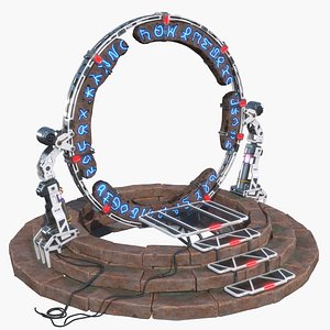 Sci-fi Ancient Teleport Portal