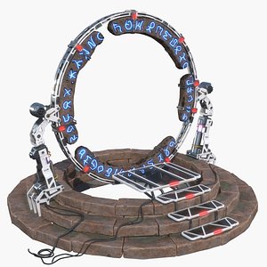 Sci-fi Ancient Teleport Portal