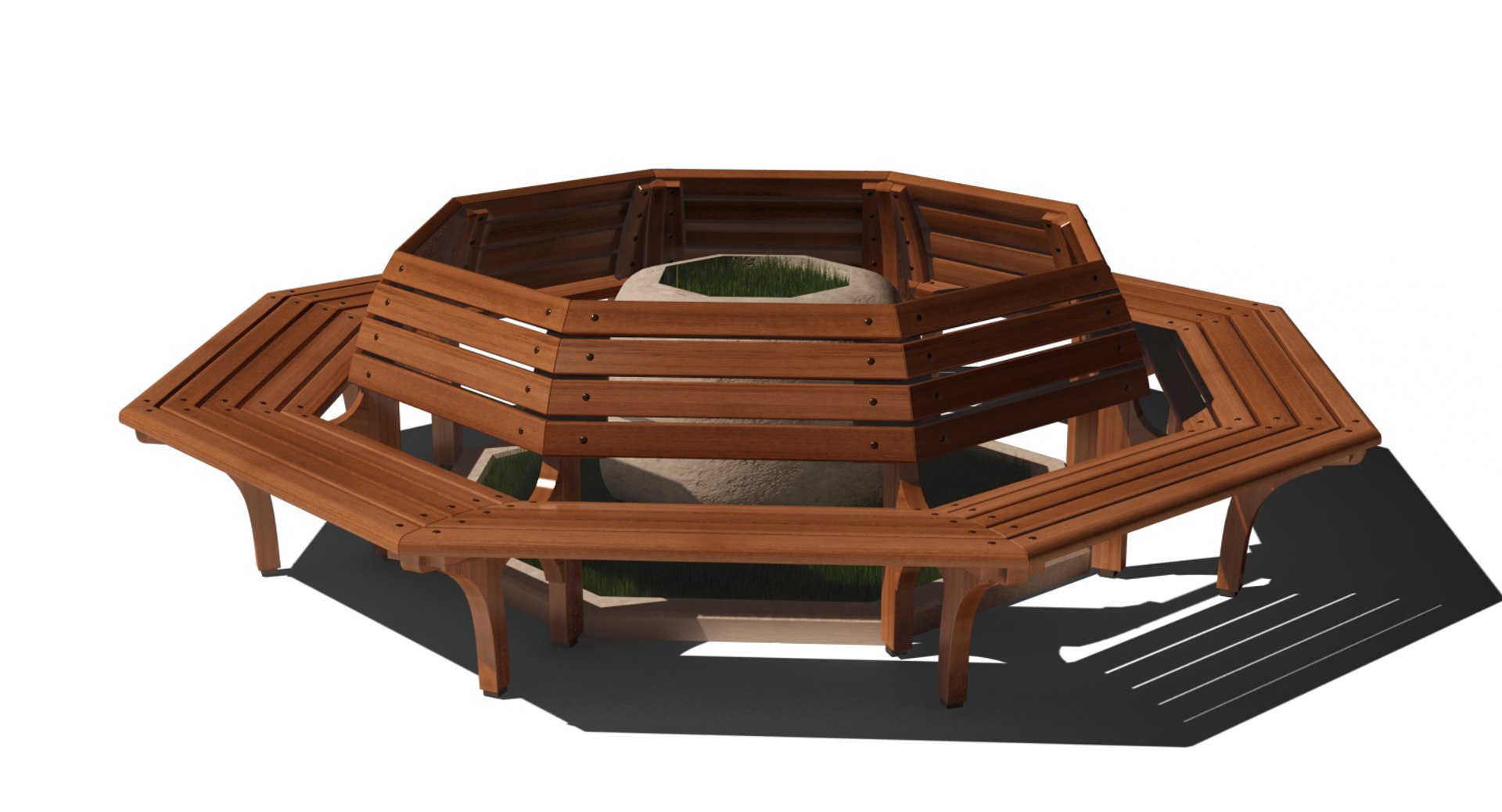 3D original bench model - TurboSquid 1348415
