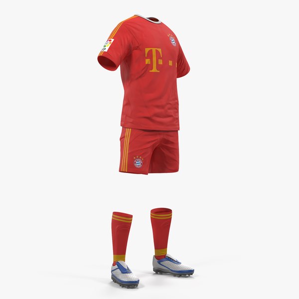 3D soccer uniform bayern