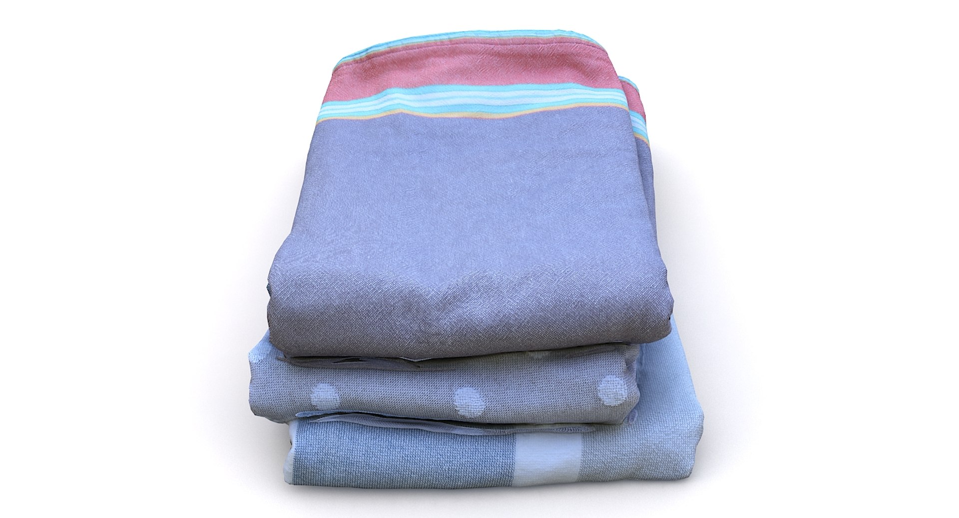 3D pile clothes towels https://p.turbosquid.com/ts-thumb/J4/q9fKD5/ST2mZpMG/towels_09/jpg/1534495862/1920x1080/fit_q87/0708285729b85ccfe59087b4959a6e31a395ba8b/towels_09.jpg