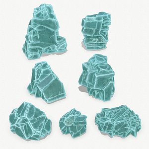 3D ice rocks