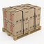 Pallet with Cardboard Box Small