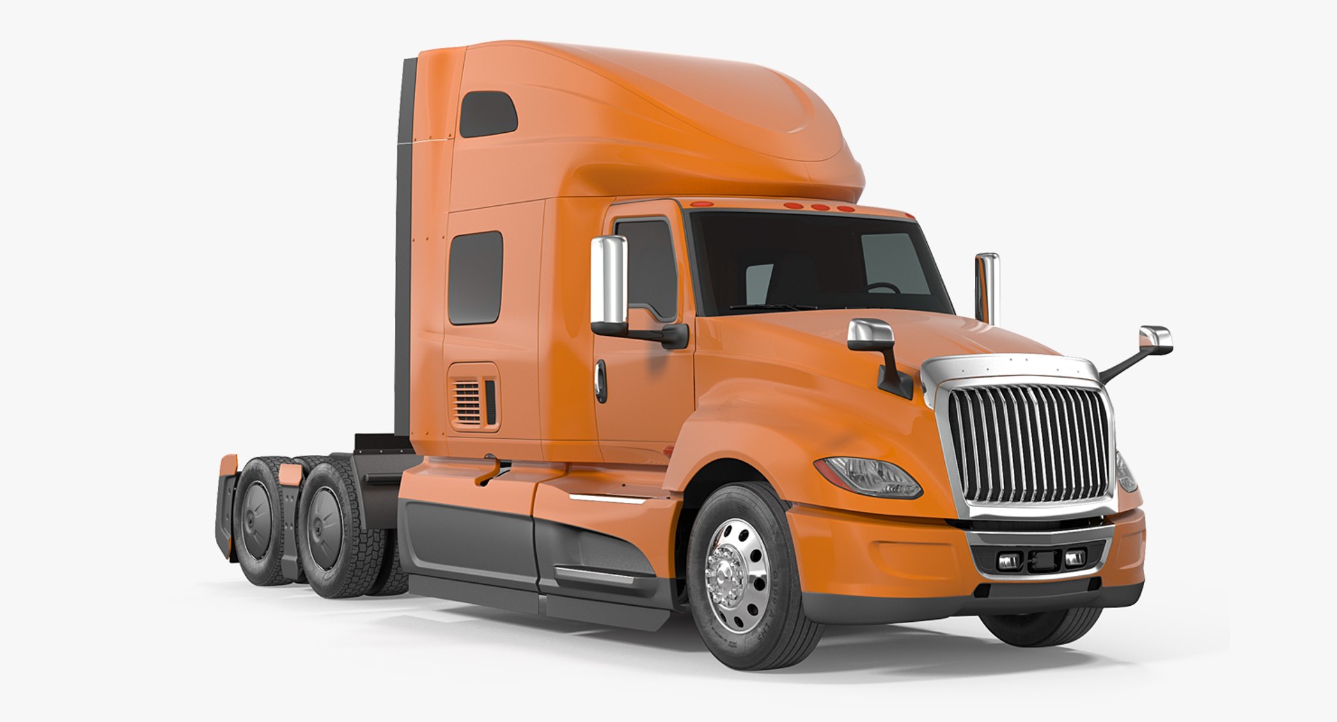 Heavy Duty Truck Simple Interior 3D model preview