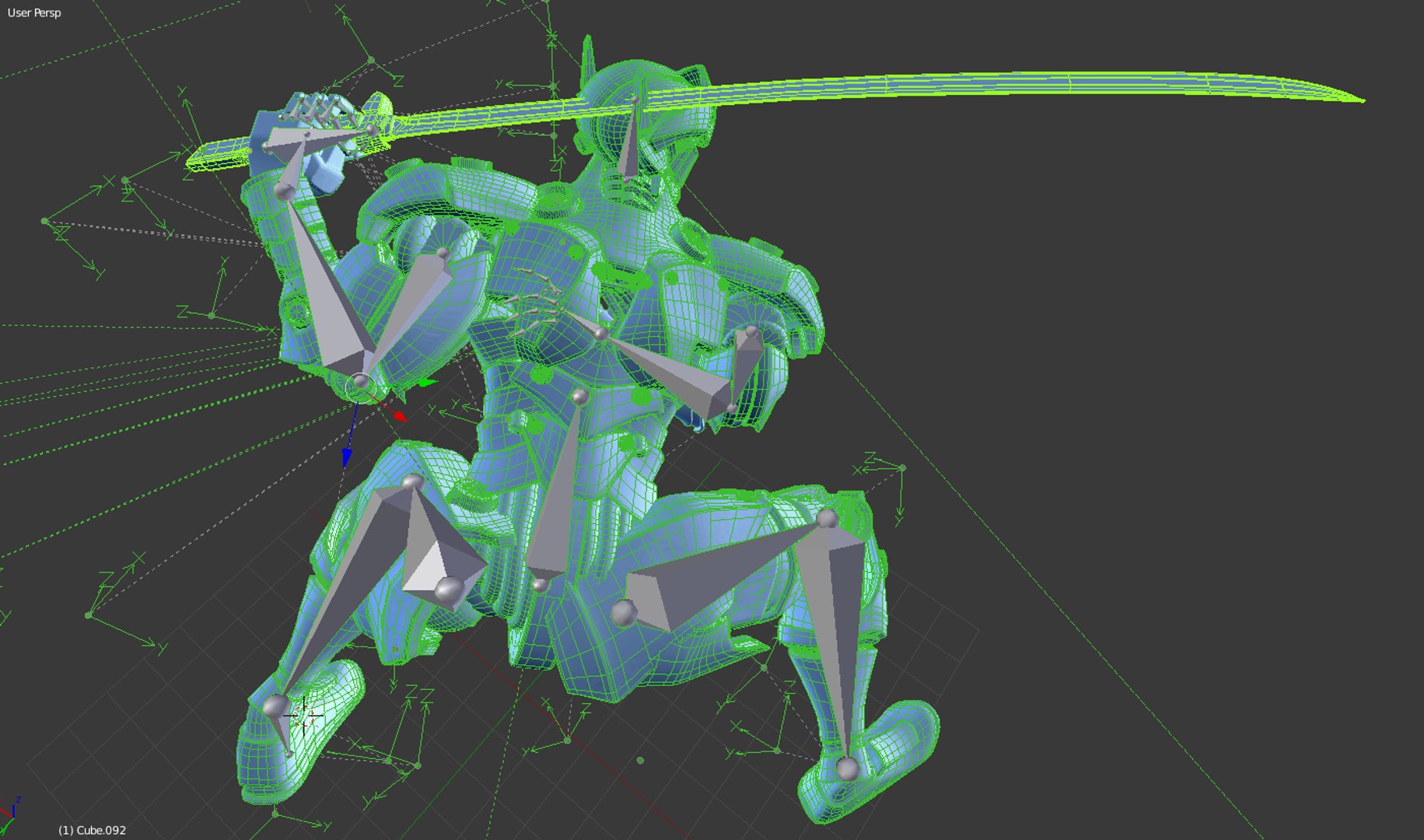 Ninja Robot 3D Model - TurboSquid 1305558