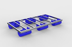 Floating docks 3D model