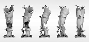 3D tree nature model