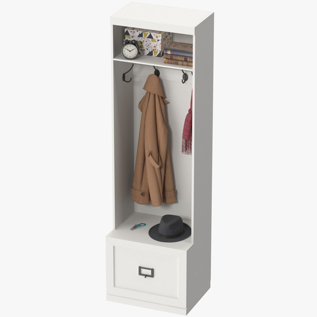 Crosley Furniture Harper Hall Tree 3D model - TurboSquid 2073187