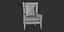 Armchair 02 3D model