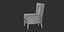 Armchair 02 3D model