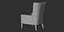 Armchair 02 3D model