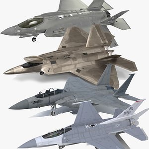 US Most Powerful Aircrafts Rigged Collection