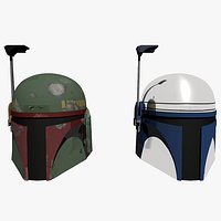 Boba Fett and Jango Fett Star Wars Helmets