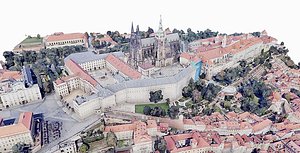 Prague castle 3D