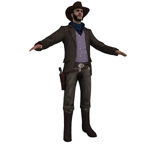 cowboy hat 3d model