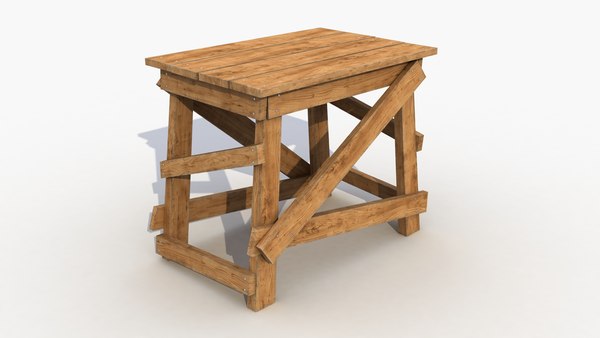 3D модель Деревянные подмости 13 - TurboSquid 1660089