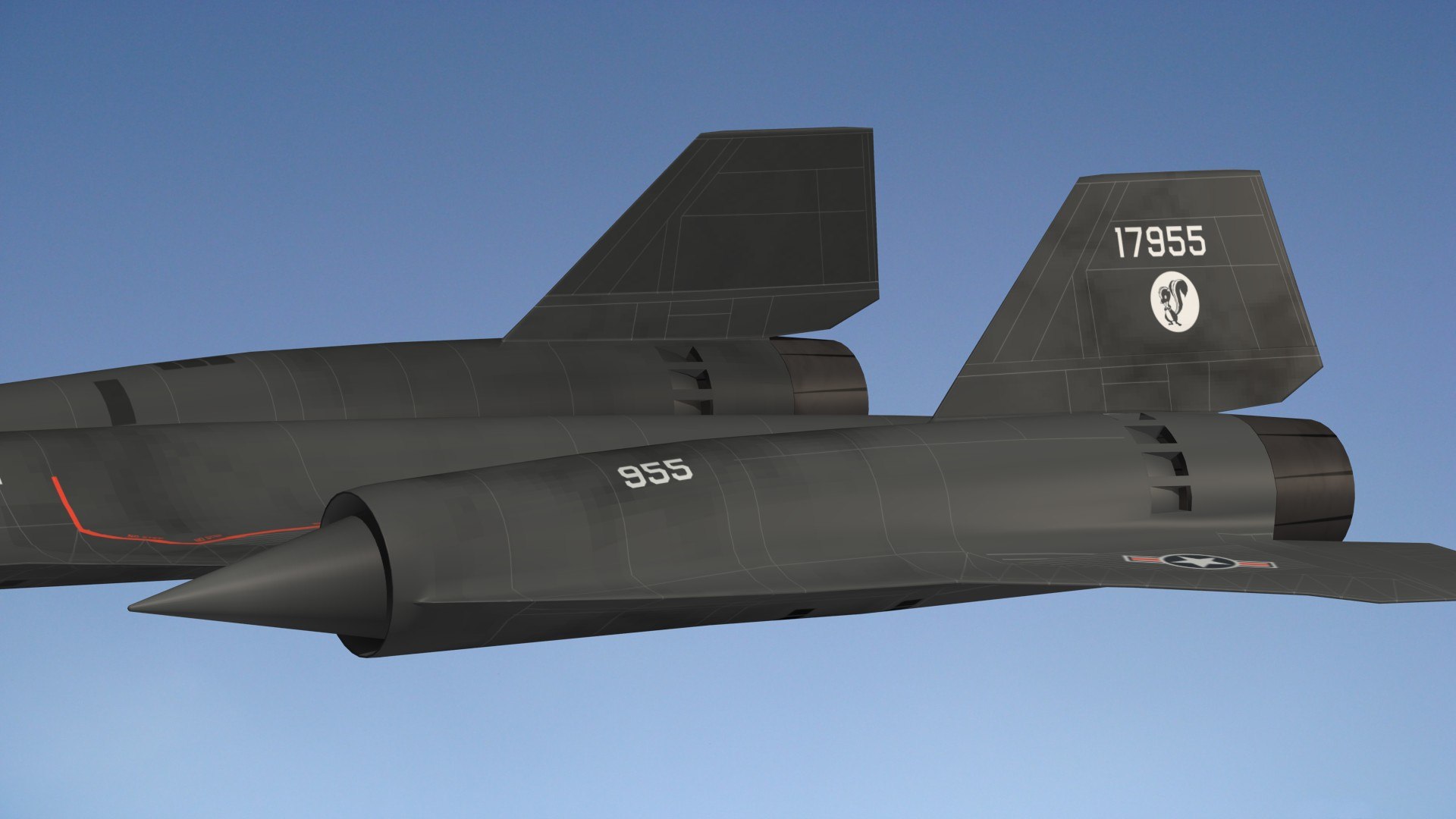 3D Lockheed SR-71 Blackbird Model - TurboSquid 2199511