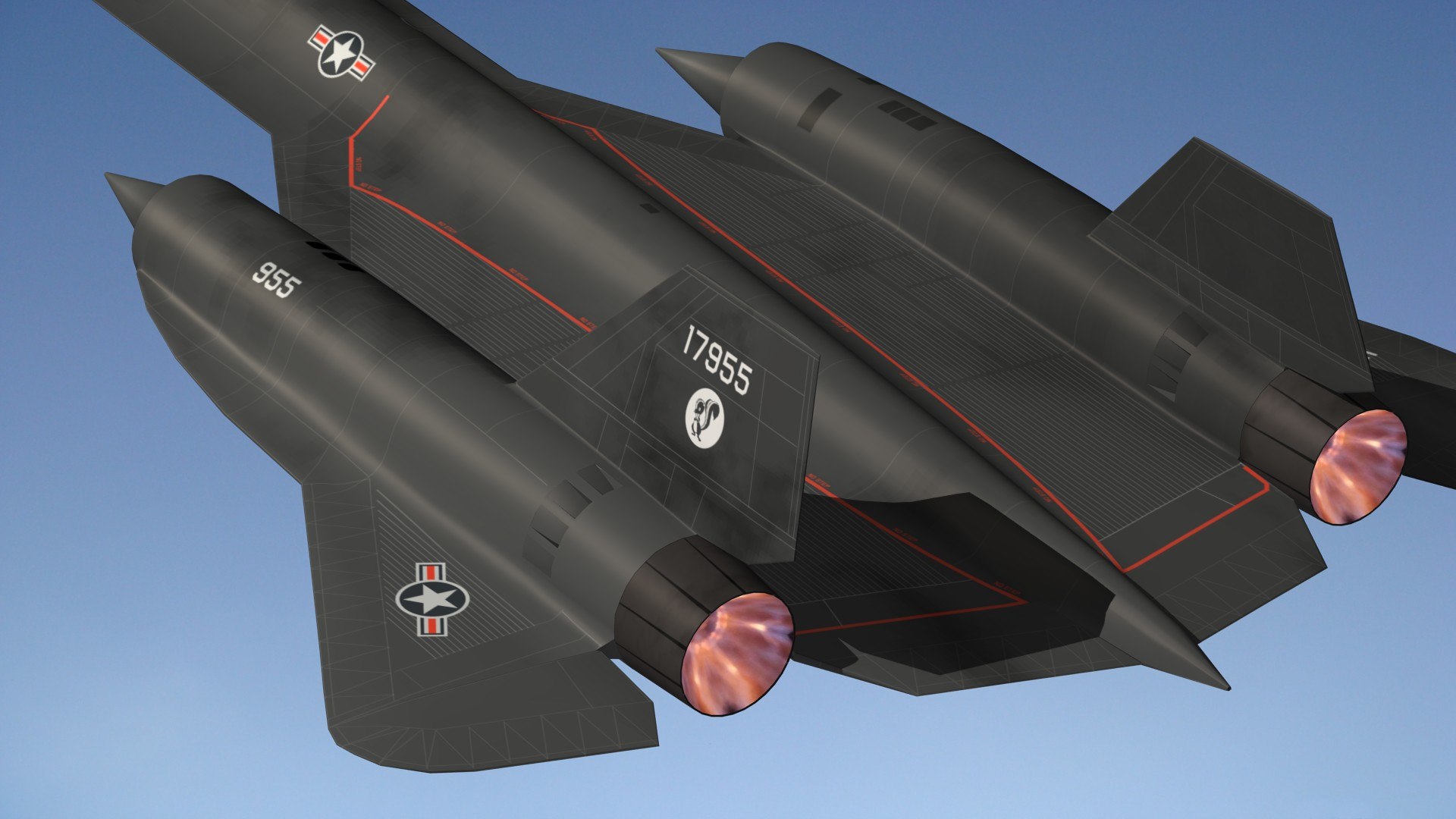 3D Lockheed SR-71 Blackbird Model - TurboSquid 2199511