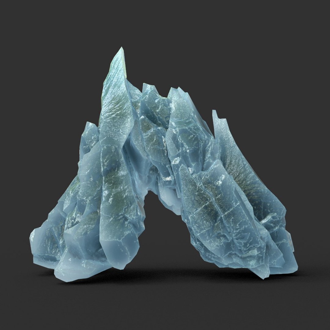 8 Low poly PBR Scifi Spiky Ice 3D model - TurboSquid 2163568