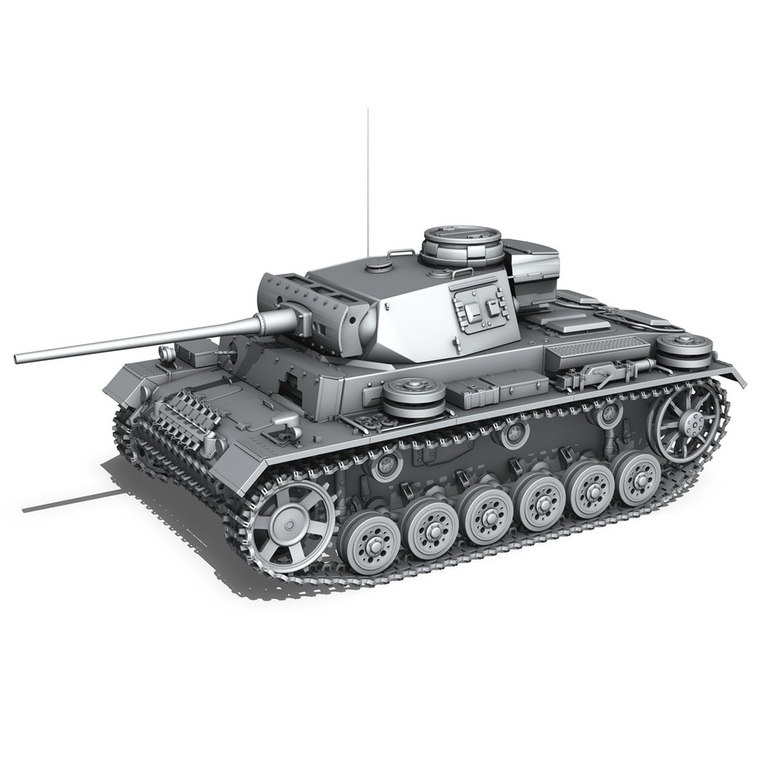 panzerkampfwagen iii - l 3d model