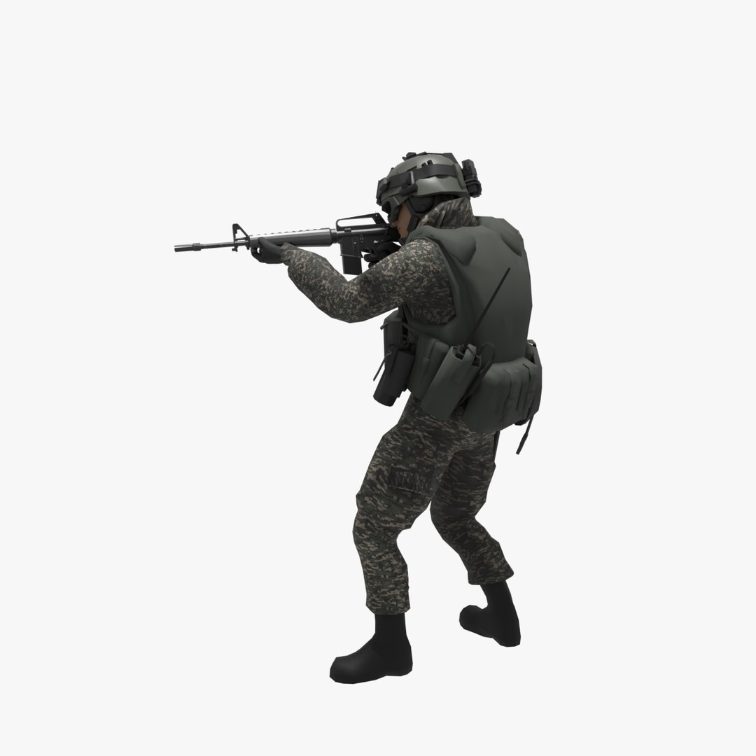 Soldier 3D - TurboSquid 2229603