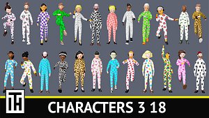 Characters 3 18 3D model