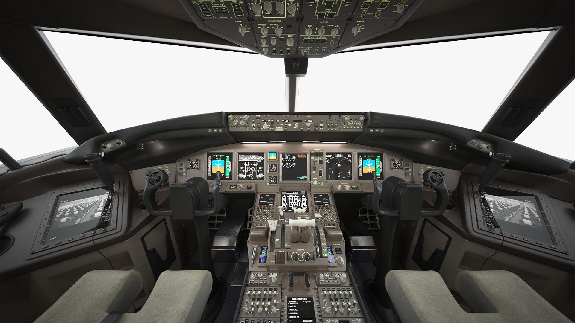 Boeing 777 300er Cockpit Wallpaper