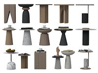 Modern Side Table Collection With Decorative Accents