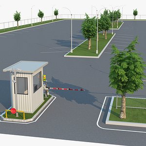 Parking Lot 3D model