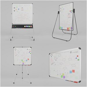 3D model Cohesive Presentation Bundle - Customizable Writing Boards