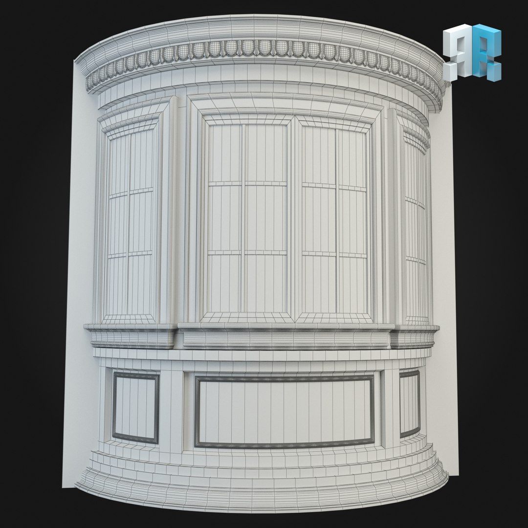 3d Model Balcony