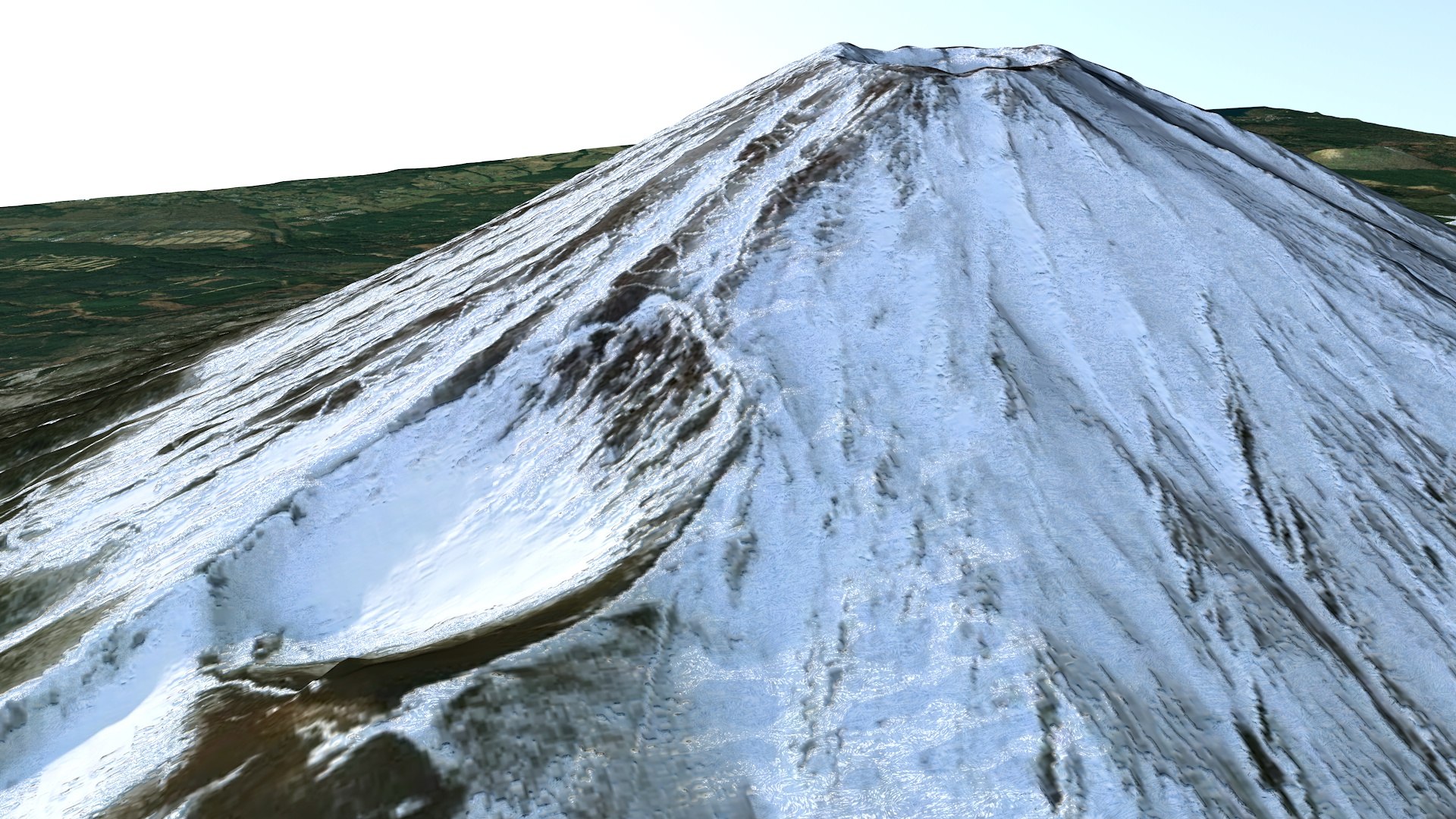 3D Model Mount Fuji - TurboSquid 2003328