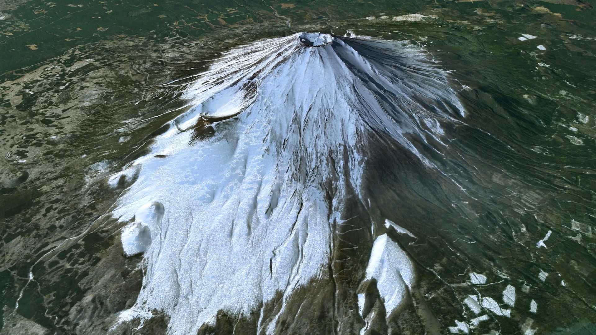 3D Model Mount Fuji - TurboSquid 2003328