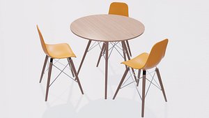 Eames DSW Table and Chair set