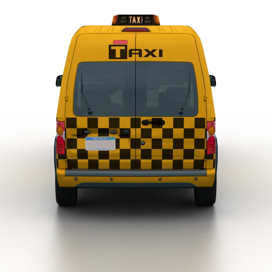 3d Model Taxi Van